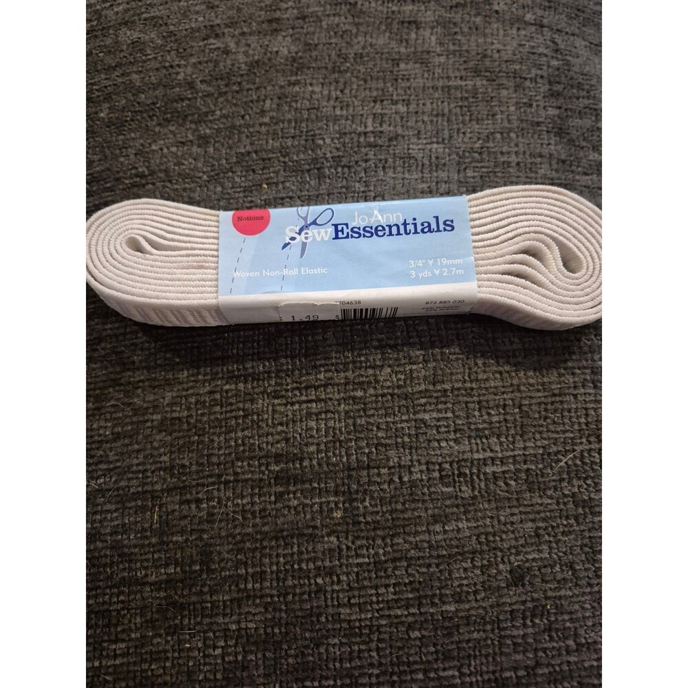 Lot Of 11 Sew Essentials 3/4 Inch 3yd Non Roll Elastic - Picture 2 of 3